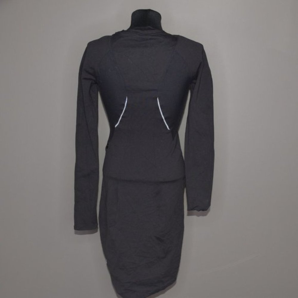 Lululemon  &go Where-To Black Long Sleeve Dress Sz 2 - Picture 4 of 8